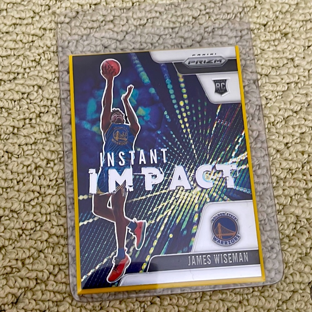 NBA Prizm Instant Impact James Wiseman Rookie Card